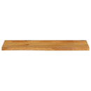 bordplade 100x20x2,5 cm naturlig kant massivt mangotræ