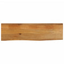 bordplade 120x20x2,5 cm naturlig kant massivt mangotræ