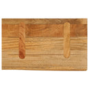 bordplade 50x30x2,5 cm naturlig kant massivt mangotræ