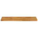 bordplade 100x40x2,5 cm naturlig kant massivt mangotræ