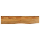 bordplade 140x40x2,5 cm naturlig kant massivt mangotræ