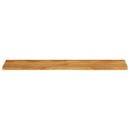 bordplade 160x40x2,5 cm naturlig kant massivt mangotræ