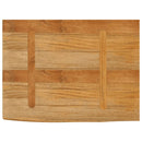 bordplade 70x60x2,5 cm naturlig kant massivt mangotræ