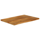 bordplade 110x60x2,5 cm naturlig kant massivt mangotræ