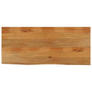 bordplade 140x60x2,5 cm naturlig kant massivt mangotræ