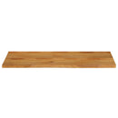 bordplade 140x60x2,5 cm naturlig kant massivt mangotræ