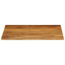 bordplade 90x80x2,5 cm naturlig kant massivt mangotræ