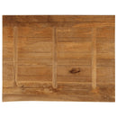 bordplade 90x80x2,5 cm naturlig kant massivt mangotræ