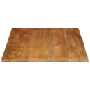 bordplade 100x80x2,5 cm naturlig kant massivt mangotræ