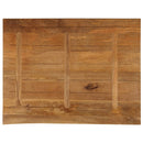 bordplade 100x80x2,5 cm naturlig kant massivt mangotræ