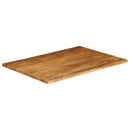 bordplade 110x80x2,5 cm naturlig kant massivt mangotræ