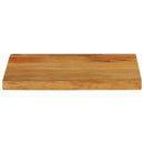 bordplade 40x20x3,8 cm naturlig kant massivt mangotræ