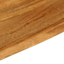 bordplade 40x20x3,8 cm naturlig kant massivt mangotræ