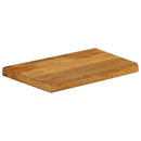 bordplade 60x20x3,8 cm naturlig kant massivt mangotræ
