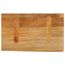 bordplade 60x20x3,8 cm naturlig kant massivt mangotræ