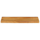 bordplade 70x20x3,8 cm naturlig kant massivt mangotræ