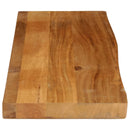 bordplade 100x20x3,8 cm naturlig kant massivt mangotræ