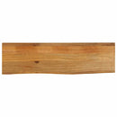 bordplade 120x20x3,8 cm naturlig kant massivt mangotræ