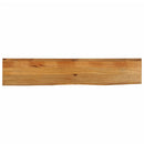 bordplade 160x20x3,8 cm naturlig kant massivt mangotræ