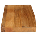 bordplade 80x30x3,8 cm naturlig kant massivt mangotræ