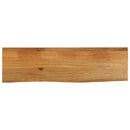 bordplade 120x30x3,8 cm naturlig kant massivt mangotræ
