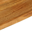 bordplade 70x40x3,8 cm naturlig kant massivt mangotræ