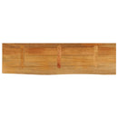bordplade 110x40x3,8 cm naturlig kant massivt mangotræ