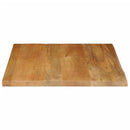 bordplade 60x60x3,8 cm naturlig kant massivt mangotræ