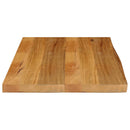 bordplade 70x60x3,8 cm naturlig kant massivt mangotræ