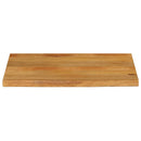 bordplade 80x60x3,8 cm naturlig kant massivt mangotræ