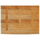 bordplade 90x60x3,8 cm naturlig kant massivt mangotræ