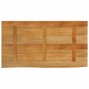 bordplade 110x60x3,8 cm naturlig kant massivt mangotræ