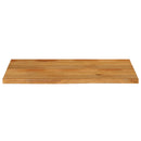 bordplade 120x60x3,8 cm naturlig kant massivt mangotræ