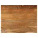 bordplade 100x80x3,8 cm naturlig kant massivt mangotræ