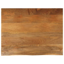 bordplade 110x80x3,8 cm naturlig kant massivt mangotræ