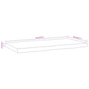 bordplade 70x40x2,5 cm rektangulær massivt akacietræ