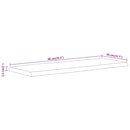 bordplade 90x40x2,5 cm rektangulær massivt akacietræ