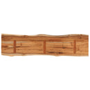 bordplade 160x40x2,5 cm rektangulær massivt akacietræ