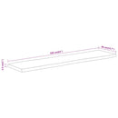 bordplade 160x40x2,5 cm rektangulær massivt akacietræ