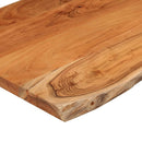 bordplade 70x60x2,5 cm rektangulær massivt akacietræ