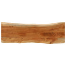 bordplade 110x40x3,8 cm rektangulær massivt akacietræ