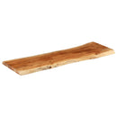 bordplade 110x40x3,8 cm rektangulær massivt akacietræ
