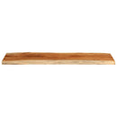 bordplade 110x40x3,8 cm rektangulær massivt akacietræ