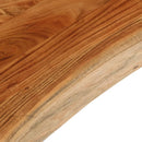 bordplade 110x40x3,8 cm rektangulær massivt akacietræ