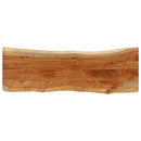 bordplade 120x40x3,8 cm rektangulær massivt akacietræ