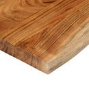 bordplade 120x40x3,8 cm rektangulær massivt akacietræ