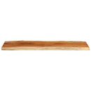 bordplade 140x40x3,8 cm rektangulær massivt akacietræ