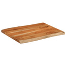 bordplade 90x60x3,8 cm rektangulær massivt akacietræ