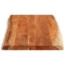 bordplade 100x60x3,8 cm rektangulær massivt akacietræ