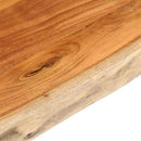 bordplade 100x60x3,8 cm rektangulær massivt akacietræ